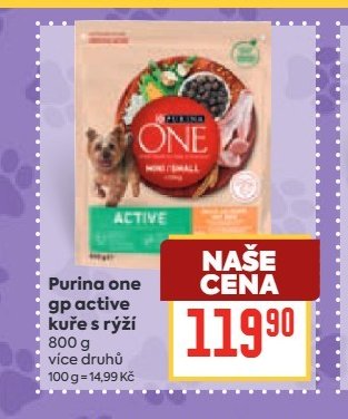 Purina one gp active kuře s rýží