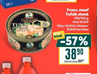 Franz Josef Tuňák steak 170/120 g