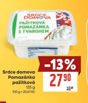 Srdce domova Pomazánka pažitková