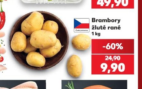 Brambory žluté rané