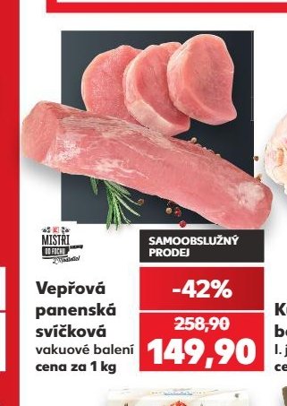 Vepřová panenská svíčková