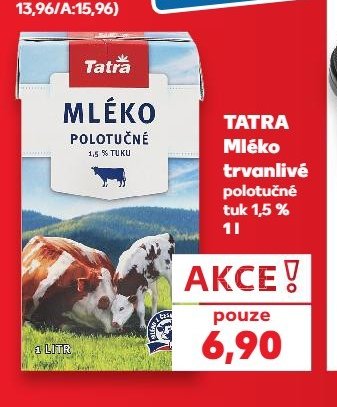 Tatra Mléko trvanlivé polotučné