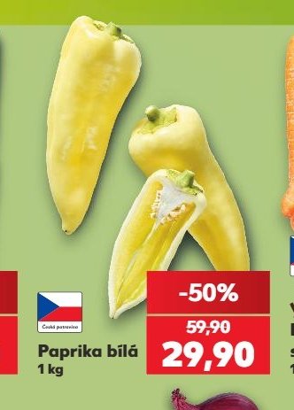 Paprika bílá