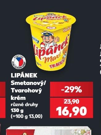 LIPÁNEK Smetanový / Tvarohový krém