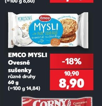 EMCO MYSLI Ovesné sušenky