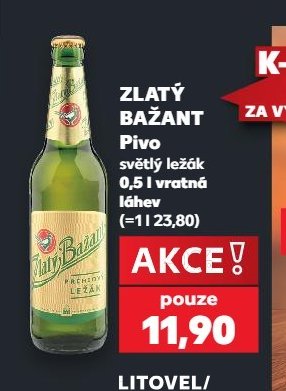 ZLATÝ BAŽANT Pivo