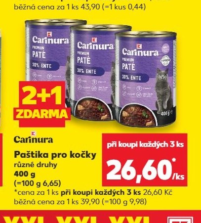 Carinura Paštika pro kočky