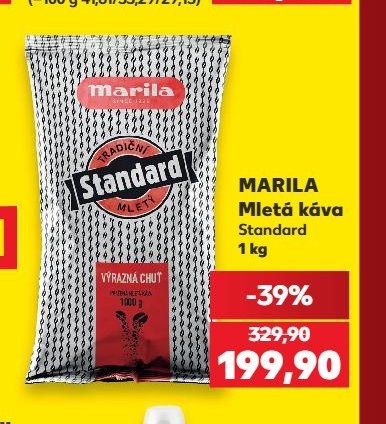 MARILA Mletá káva Standard