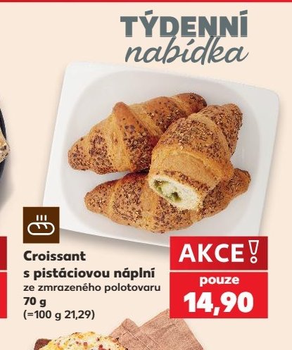 Croissant s pistáciovou náplní