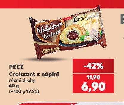 PÉCÉ Croissant s náplní