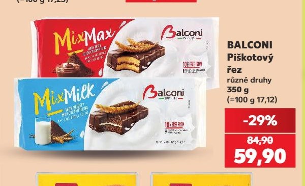 BALCONI Piškotový řez