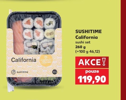 SUSHITIME California sushi set