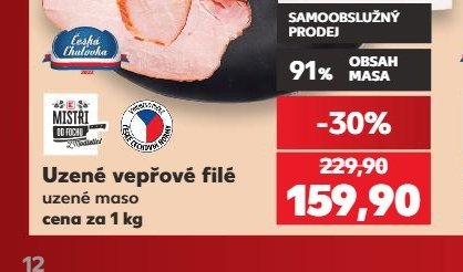 Uzené vepřové filé