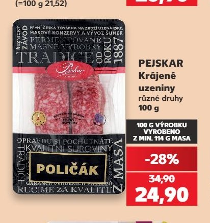 Pejskar Krájené uzeniny