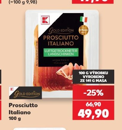 Gold Edition Prosciutto Italiano