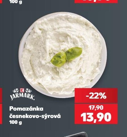 JARMARK Pomazánka česnekovo-sýrová