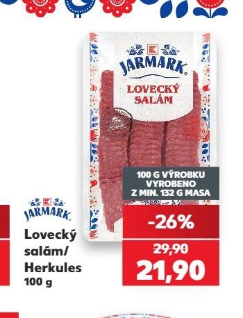 Jarmark Lovecký salám/Herkules 100 g
