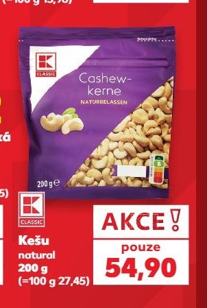 Kešu natural 200 g