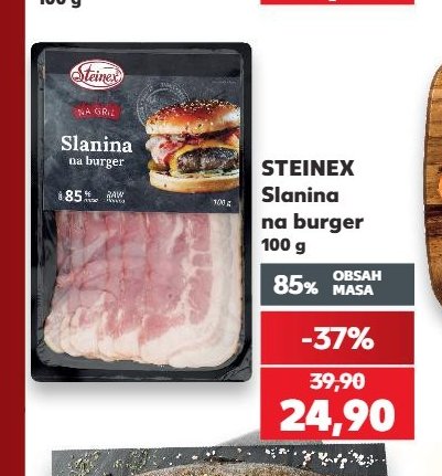 STEINEX Slanina na burger