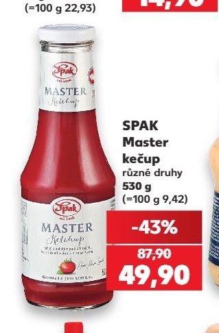 SPAK Master kečup 530 g