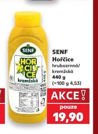 SENF Hořčice kremžská 440 g