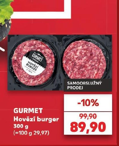 GURMET Hovězí burger
