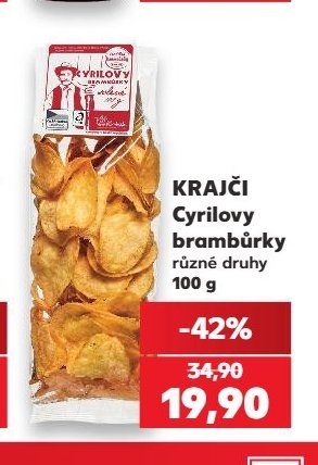 KRAJČI Cyrilovy brambůrky