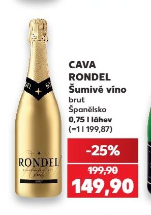 Cava Rondel Šumivé víno