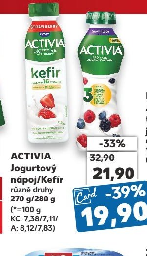 ACTIVIA Jogurtový nápoj/Kefír