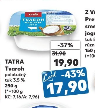 TATRA Tvaroh polotučný