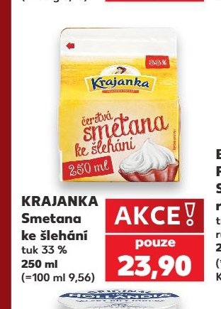 KRAJANKA Smetana ke šlehání