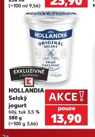 HOLLANDIA Selský jogurt
