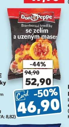 Don Peppe Knedlíky se zelím a uzeným masem 600g