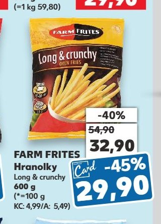 Farm Frites Hranolky Long & crunchy 600g