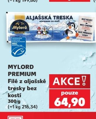 Mylord Premium Filé z aljašské tresky bez kosti 300g