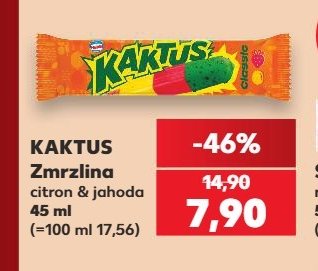 KAKTUS Zmrzlina citron & jahoda