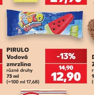 PIRULO Vodová zmrzlina různé druhy