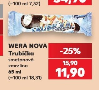 WERA NOVA Trubička smetanová zmrzlina