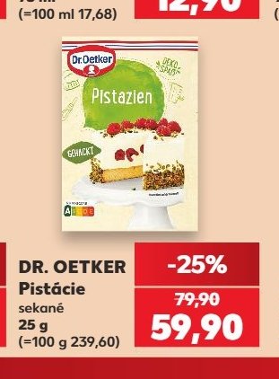 DR. OETKER Pistácie sekané