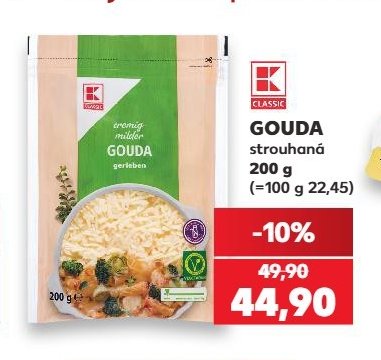 GOUDA strouhaná 200 g
