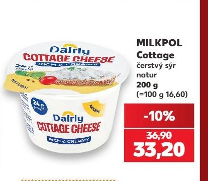 DAIRLY COTTAGE CHEESE natur 200 g