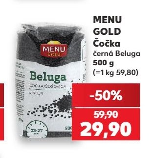 MENU GOLD Čočka
