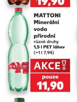Mattoni Minerální voda
