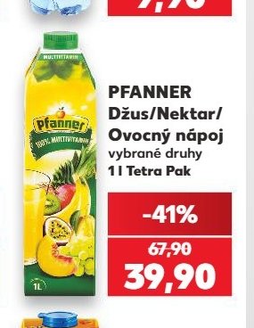 Pfanner Džus/Nektar/Ovocný nápoj