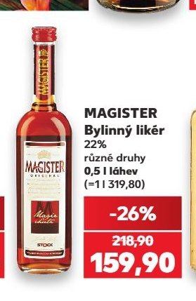 MAGISTER Bylinný likér