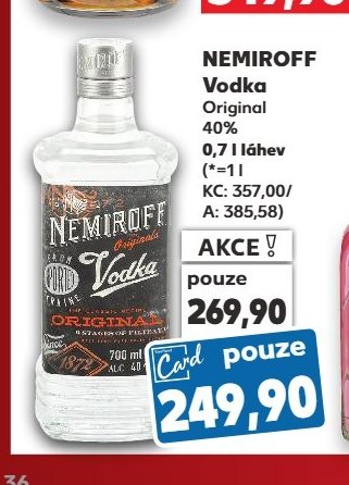 NEMIROFF Vodka Original