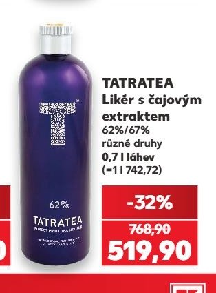 TATRATEA Likér s čajovým extraktem