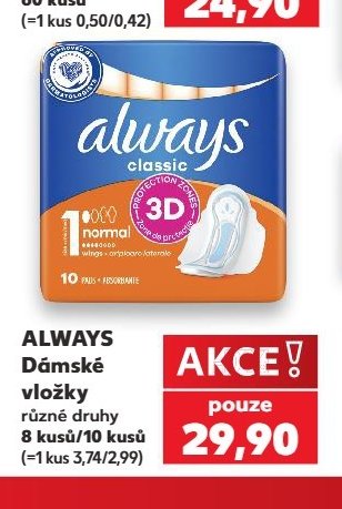 ALWAYS Dámské vložky