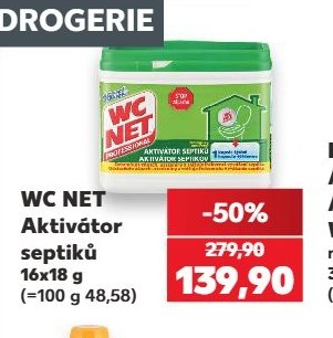 WC NET Aktivátor septiků 16x18 g