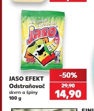 JASO EFEKT Odstraňovač skvrn a špíny 100 g